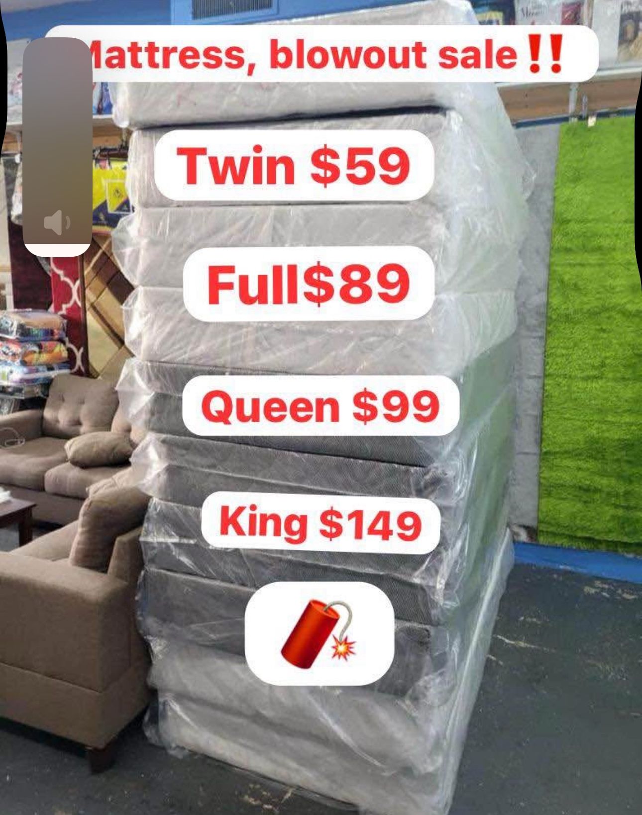 Mattress/Box Starting $59 On Sale Today 🔥🔥🔥