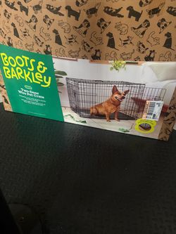 Large unused dog crate