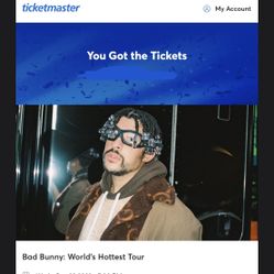 Bad Bunny Ticket