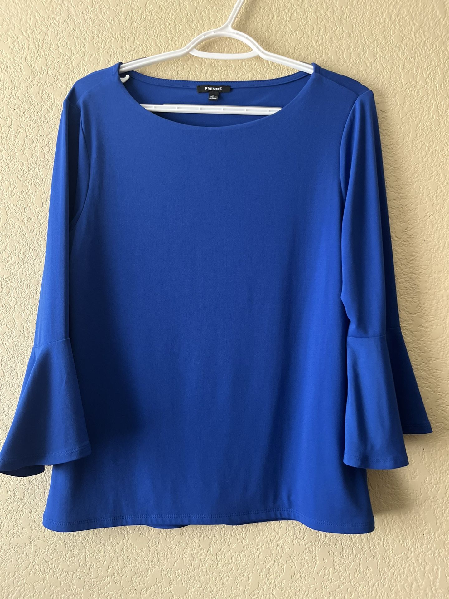 Blue Premise Blouse