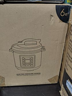 New electric pressure cooker 6 quarts