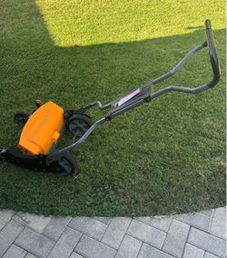 StaySharp 18 in. Cut Manual Push Non Electric Walk Behind Reel Mower