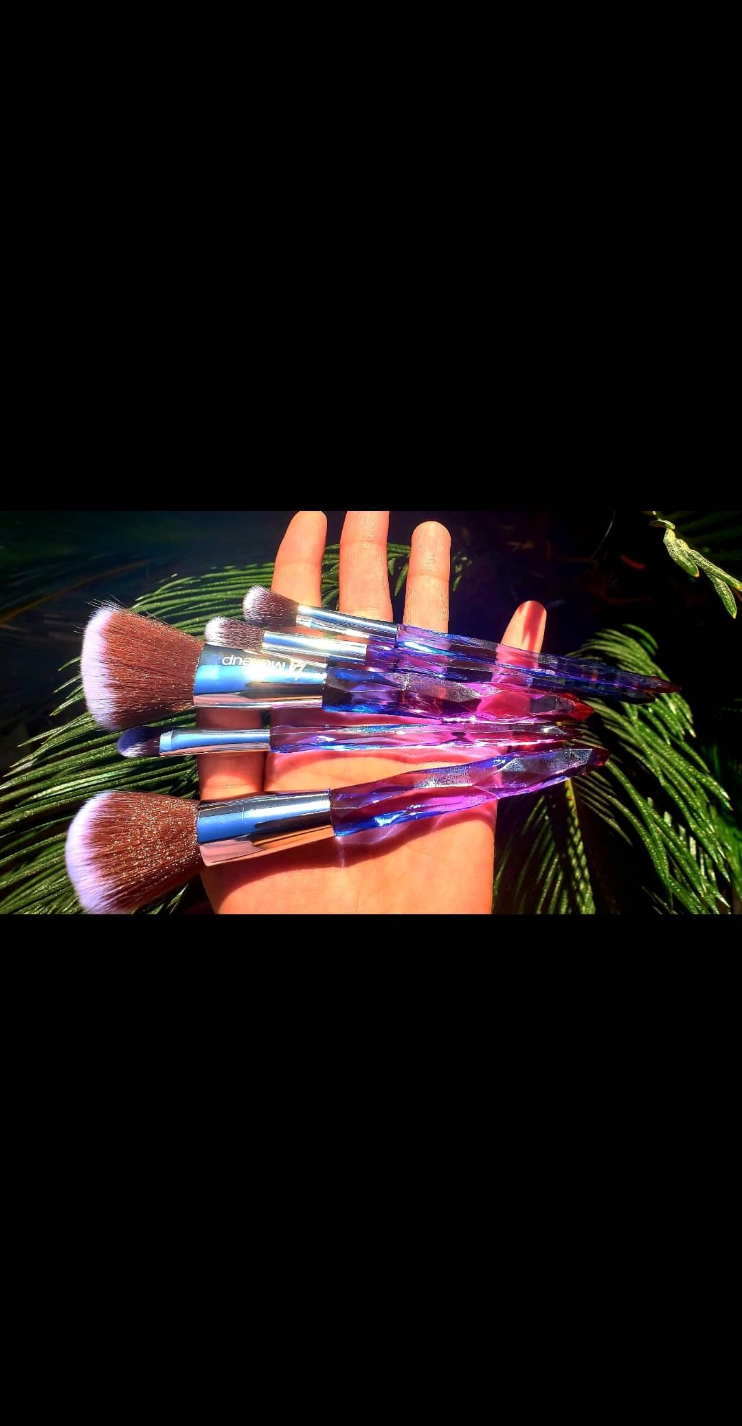 5pcs/set. crystal Handel makeup brush set