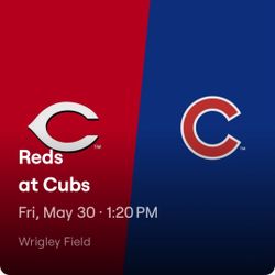 Cubs Vs Reds - May 30