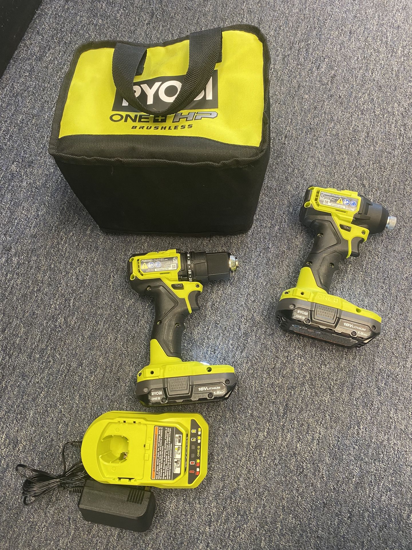 Ryobi Impact Drill Kit