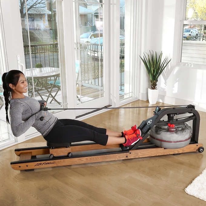 Life Fitness Row CX - water rower trainer rowing machine