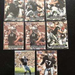 Raiders Football Cards 