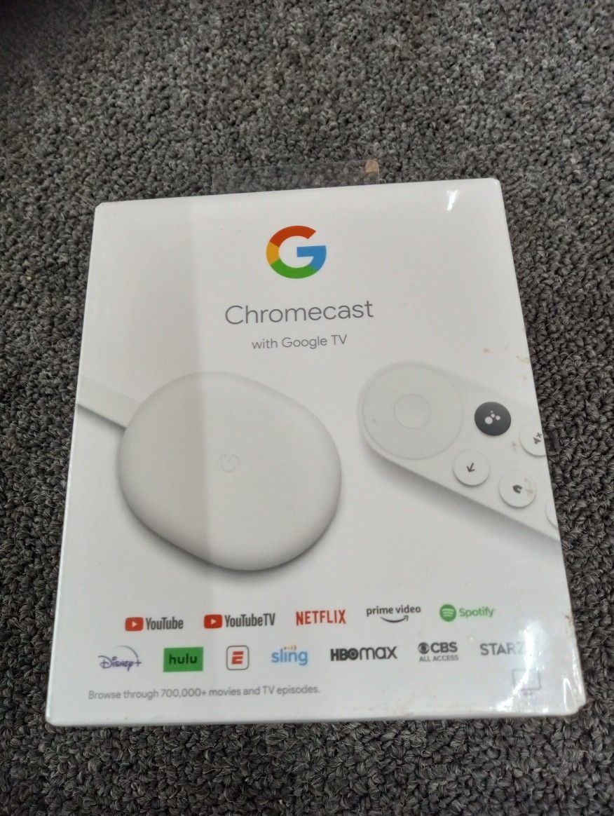 CHROMECAST WITH GOOGLE TV 