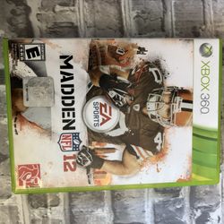 Madden NFL 12 (Microsoft Xbox 360, 2011)