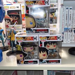 Fire Force funko pops