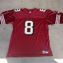 Team Nike 49ers 8 Steve Young jersey Size XL