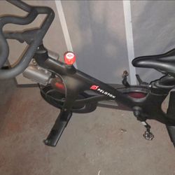 Peloton Indoor Exercise Bike Black monitor including