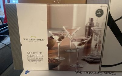 Threshold Martini Glasses