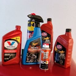 Motor Oil  Trans Fluid  Intake And 🛞 Cleaner 