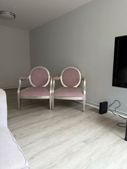 Modern Glam Accent Chairs (Set of 2)
