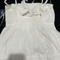holister white summer dress Large 