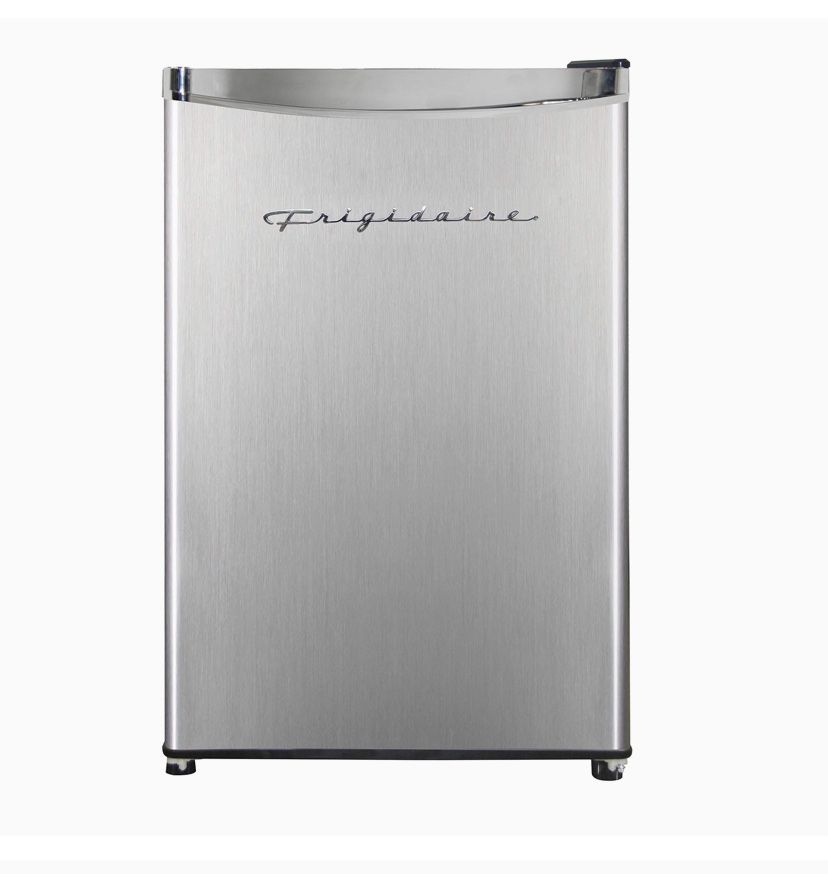 Frigidaire EFR321-AMZ 3.2 cu ft Stainless Steel Mini Fridge, Perfect for Home or The Office, Platinum Series