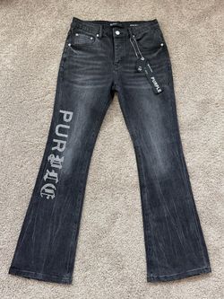 Purple jeans