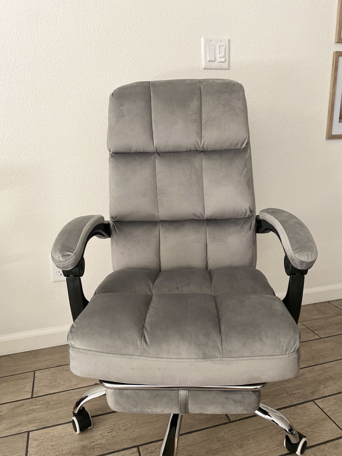 Velvet Office Chair 