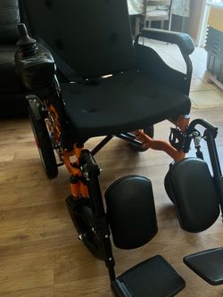 Orange Electric WheelChair
