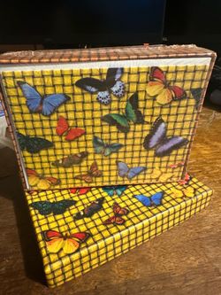 Vintage Butterfly Note Cards