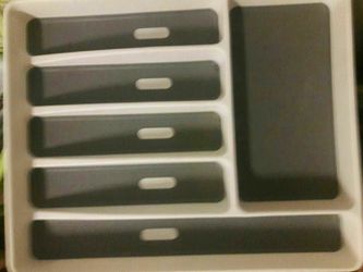 Large silver ware tray