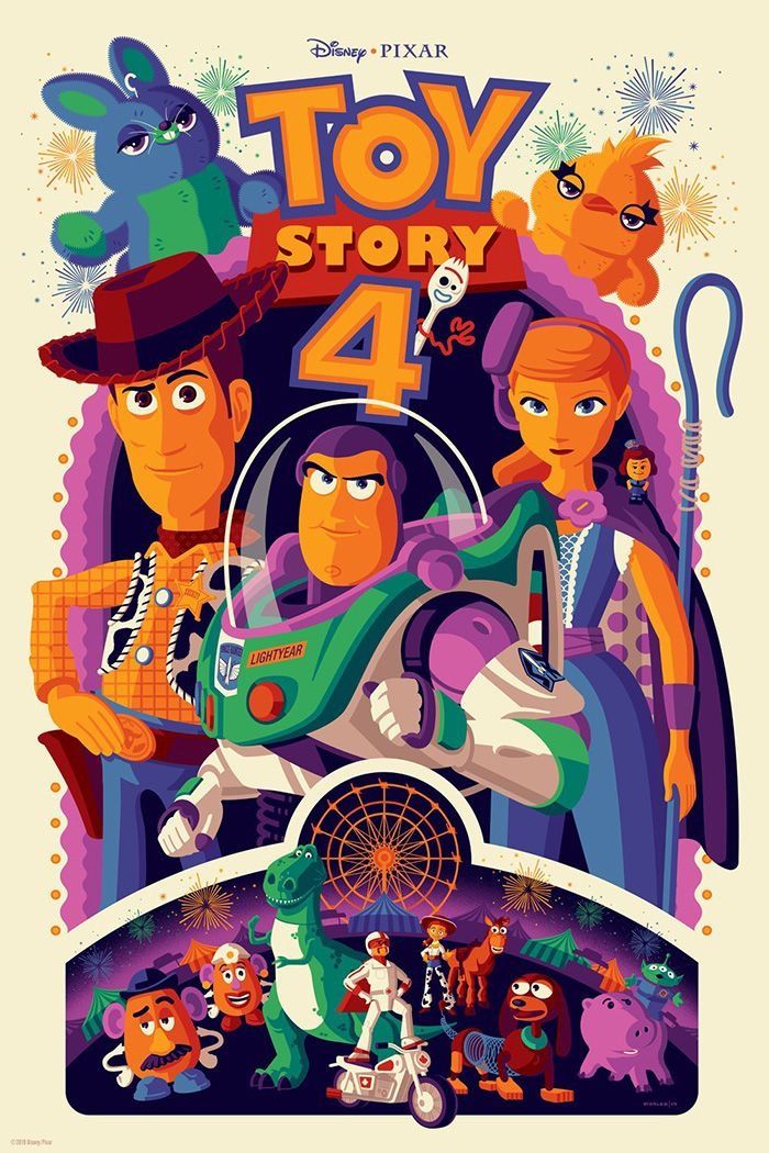 Toy Story Movie Posted Frame ~ Disney Pixar Collectible Art