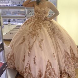 Rose Gold Quince dress size L 
