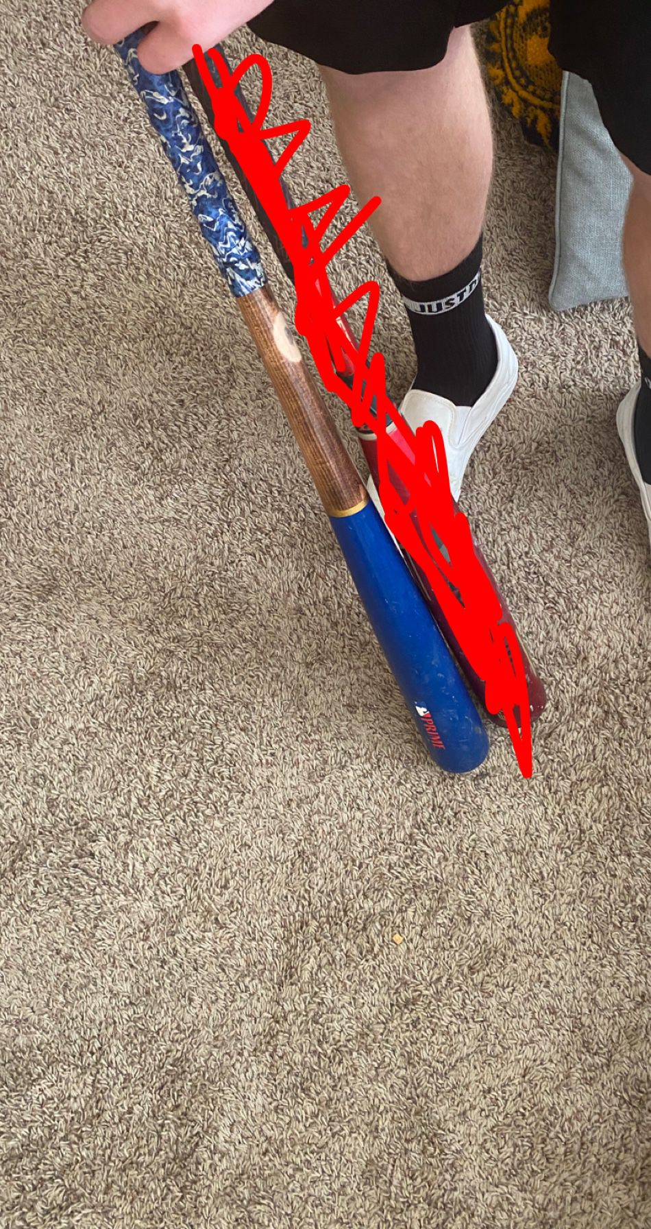 High school baseball bat