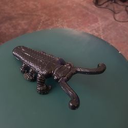 Do dirty boots “bug” you? Vintage Cast Iron Cricket Boot Scraper/Doorstop: