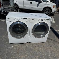 Used Whirlpool Washer and Gas Dryer (working) Heavy Duty ( Free Installation)  