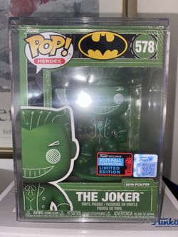 NEW IN HAND LE ONLY 2010 PCS BLUEPRINT DECO Joker Funko Pop #577 Batman NYCC