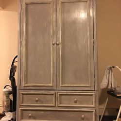 Armoire Dresser. Wood Great Condition 
