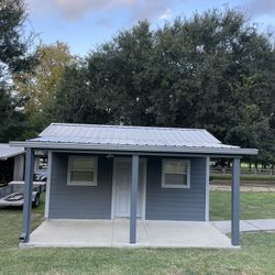 Custom Built Sheds With Pergola