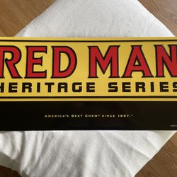 2000 Red Man Heritage Series Metal Sign