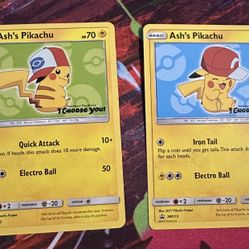 Ash’s Pikachus S&M Black Star Promos 