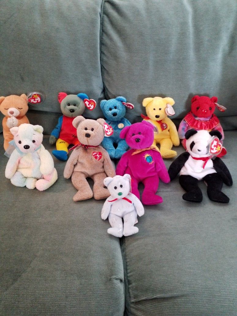 Beanie Babies BEARS -Retired