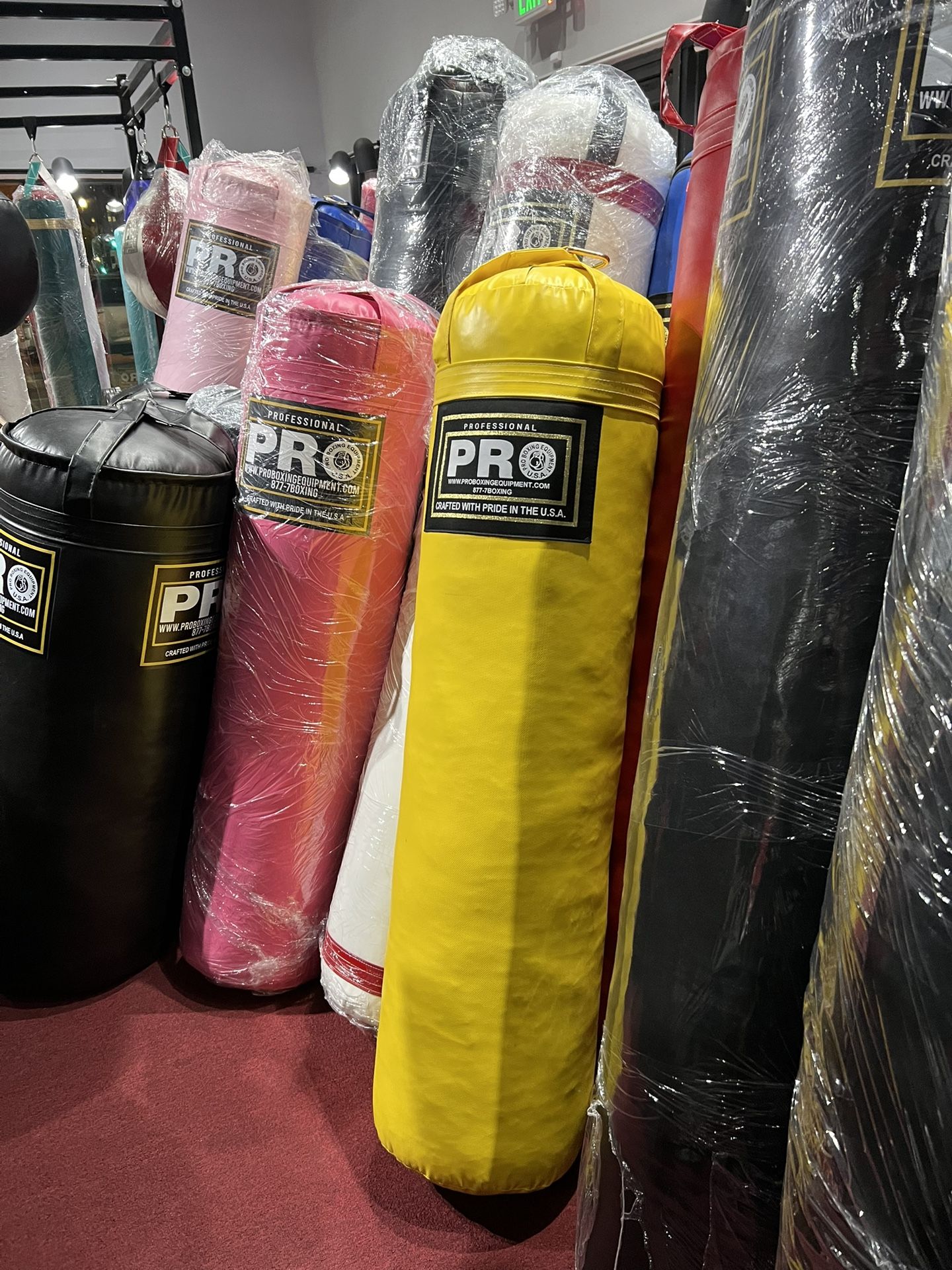 Yellow Punching Bag For Sale