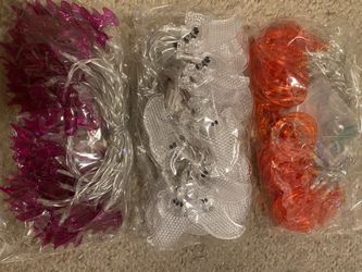 Set of 3 Halloween Lights Total 90 LED 49.2 FT Battery Operated Pumpkin Bat Ghost Decorations Lights
