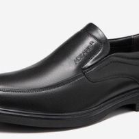 Comfortable leather work shoes