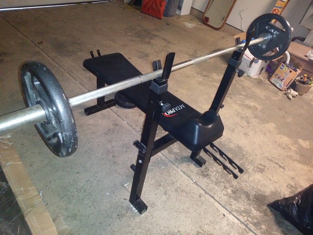 MTA Pro Weight Bench with Weights for Sale in Indianapolis IN