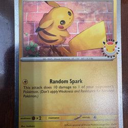 Pokemon Day Pikachu 2026 Promo 51/162 Cosmo Holo NM/M BOX FRESH! ⚡️