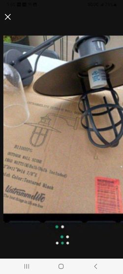 Exterior sensor light $10.