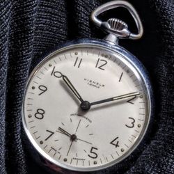 Kienzle Made in Germany Vintage Manual Wind Pocket Watch 