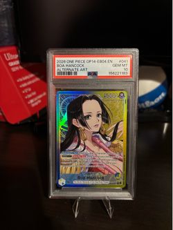 2026 ONE PIECE OP14-EB04-THE AZURE SEA'S SEVEN ALTERNATE ART BOA HANCOCK PSA 10