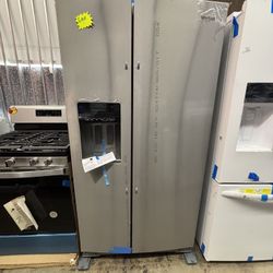 Whirlpool 20.6 cu. ft. Side By Side Refrigerator in Fingerprint Resistant Stainless Steel, Counter Depth