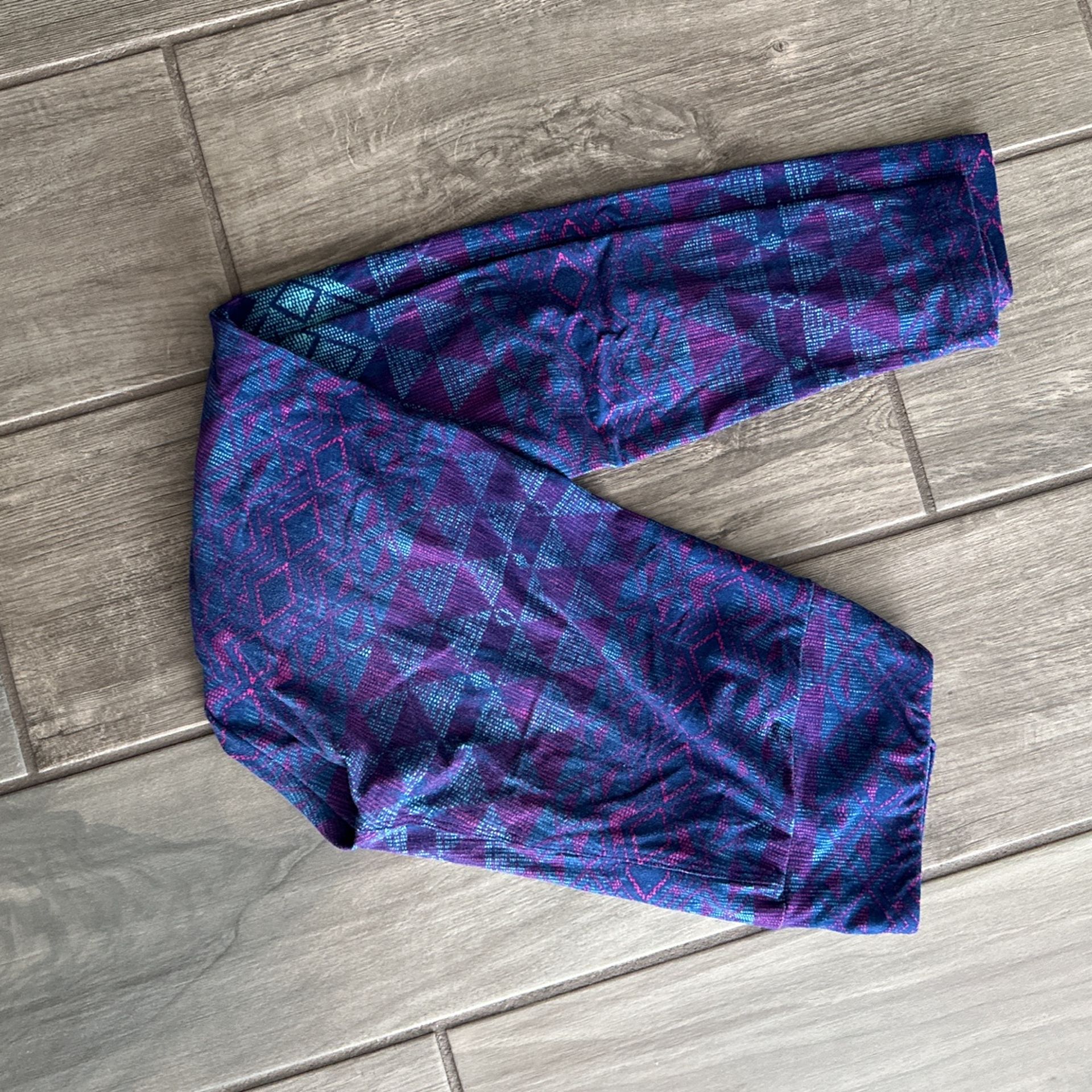 Lularoe OS Legging Blue Purple