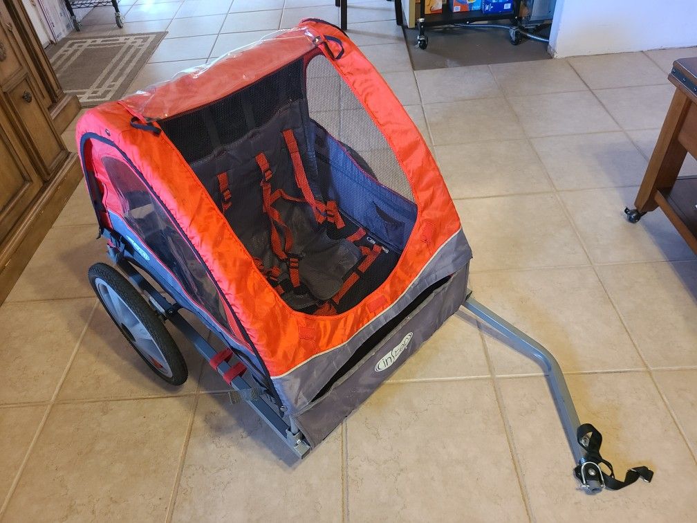 InStep Take 2 Folding Frame Outdoor Bike Trailer 