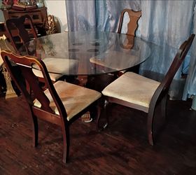 Dining Room Set Glass tabletop