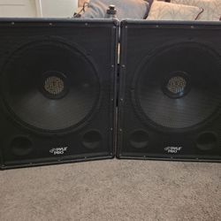 PYLE PRO 18IN SUBWOOFERS 1000 WATT